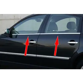 Fensterzierleisten außen Edelstahl (4 Stk)