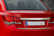 Chevrolet Cruze 2009–2015 Kofferraum Ladekantenschutz Edelstahl HB, Carmos - Türkischer Stahl Foto 2
