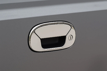Fiat Doblo I 2005-2010 Kofferraumgriff Abdeckung Edelstahl Foto 1