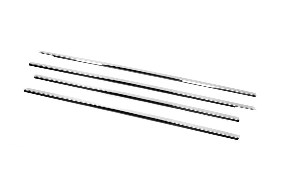 Hyundai Accent 2006-2010 Fensterzierleisten außen Edelstahl (4 Stk) OmsaLine - Italienischer Edelstahl Foto 3