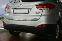 Hyundai IX-35 2010-2015 Kofferraumleiste Edelstahl OmsaLine - Italienischer Edelstahl Foto 1