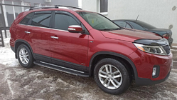 Kia Sorento II XM 2009-2014 Fensterrahmen Abdeckung (6 Stk, Edelstahl) Foto 1