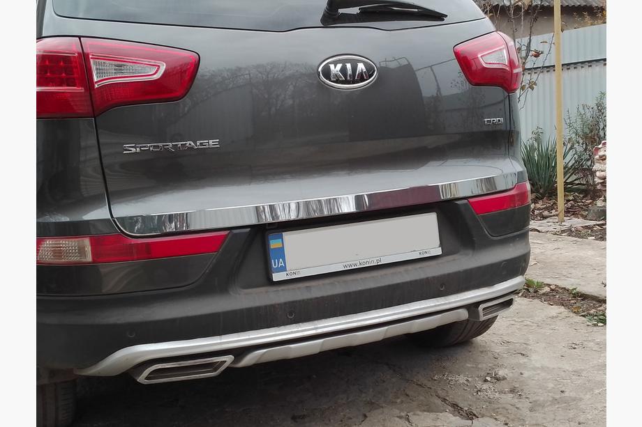 Kia Sportage 2010-2015 Kofferraumleiste Edelstahl OmsaLine - Italienischer Edelstahl Foto 2