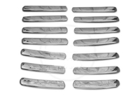 Mitsubishi L200 2006-2015 Chrom Kühlergrill Abdeckungen (14 Stk, Edelstahl) Foto 3