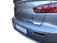 Mitsubishi Lancer X 2008- Kofferraum Ladekantenschutz Edelstahl Carmos - Türkischer Edelstahl Foto 1