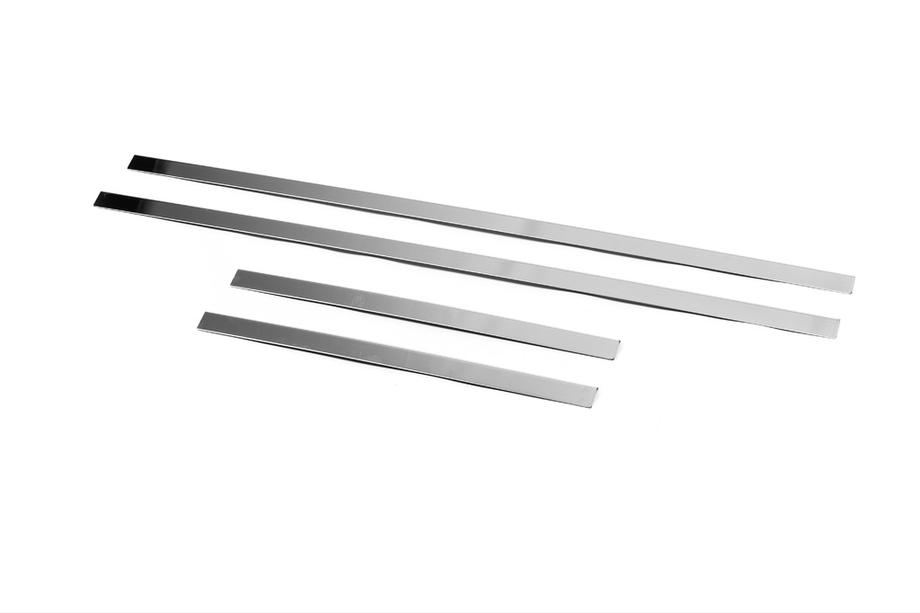 Nissan Navara 2006-2015 Fensterzierleisten außen Edelstahl (4 Stk.) OmsaLine - Italienischer Edelstahl Foto 3