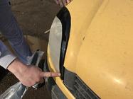 Renault Kangoo 1998-2008 Scheinwerferblenden (2 Stk., Schwarzes ABS) (2003-2008) Schwarz Matt Foto 3