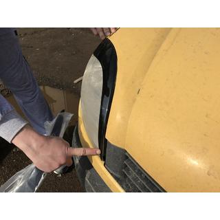 Scheinwerferblenden (2 Stk., Schwarzes ABS) (2003-2008) Renault Kangoo 1998-2008 Foto 3