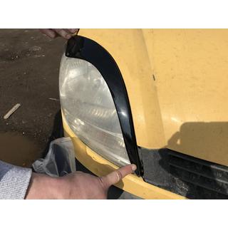 Scheinwerferblenden (2 Stk., Schwarzes ABS) (2003-2008) Renault Kangoo 1998-2008 Foto 4