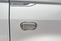 Volkswagen T5 2010-2015 Chrom Blenden für Blinker OmsaLine (2 Stk, Edelstahl) Foto 4