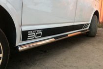 Volkswagen T5 2010-2015 Seitliche Rohre (2 Stk., Edelstahl) Foto 1