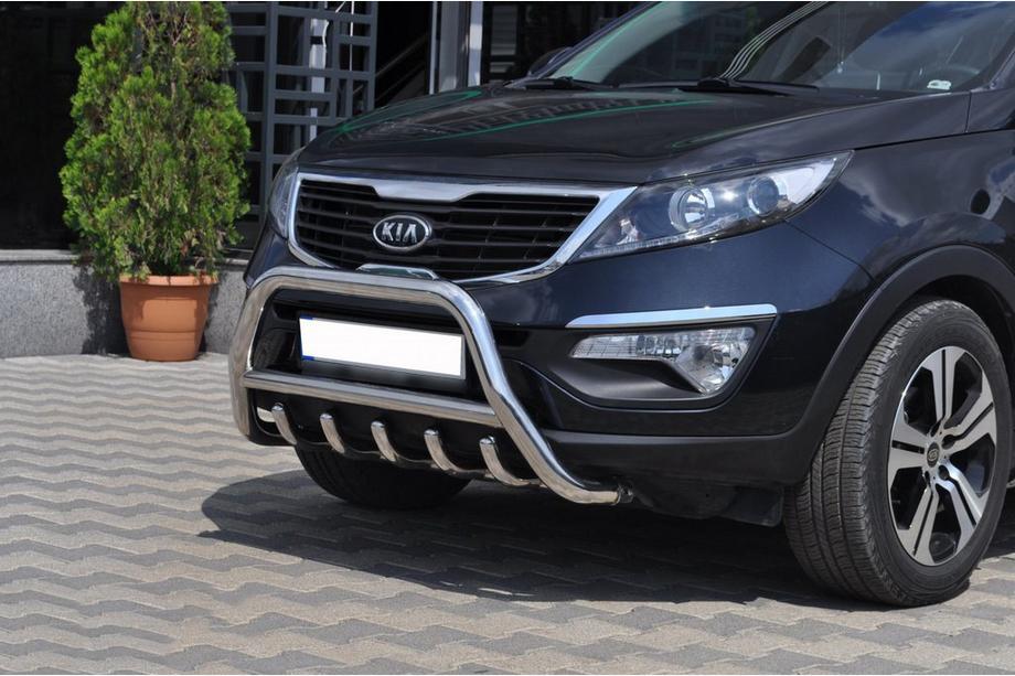 Kia Sportage 2010-2015 Frontbügel WT003 (Edelstahl) Foto 3