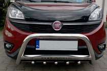 Fiat Doblo II 2010-2022 Frontbügel WT004 (Edelstahl) Foto 2
