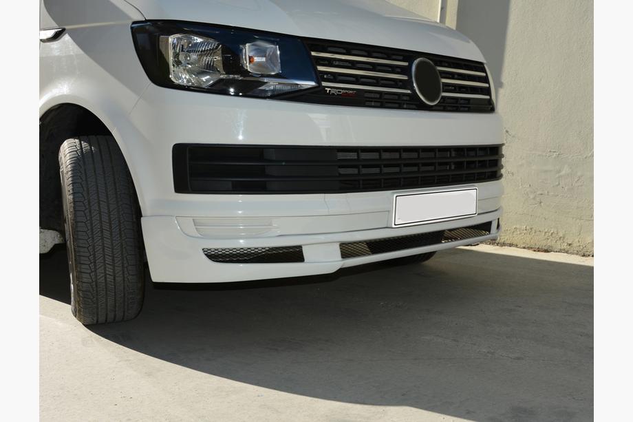 Volkswagen T6 2015-2024 Frontstoßstangenlippe 2015-2018 (grundiert zum Lackieren) Image