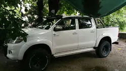 Toyota Hilux 2006-2015 Frontscheiben-Sonnenblende (mit Halterungen) Foto 3