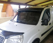 Fiat Doblo I 2005-2010 Frontscheibenblende (schwarz glanz, 5mm) Foto 6