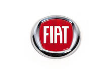 Fiat Emblem (rot V1, selbstklebend) 120 mm Foto 1