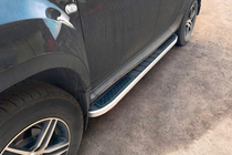 Dacia Duster 2008-2018 Seitenschweller Tayga Grey V2 (2 Stk., Aluminium) Foto 1