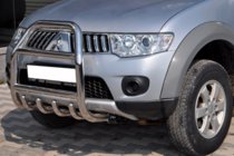 Mitsubishi Pajero Sport 2008-2015 Frontschutzbügel QT007 (Edelstahl) Foto 3