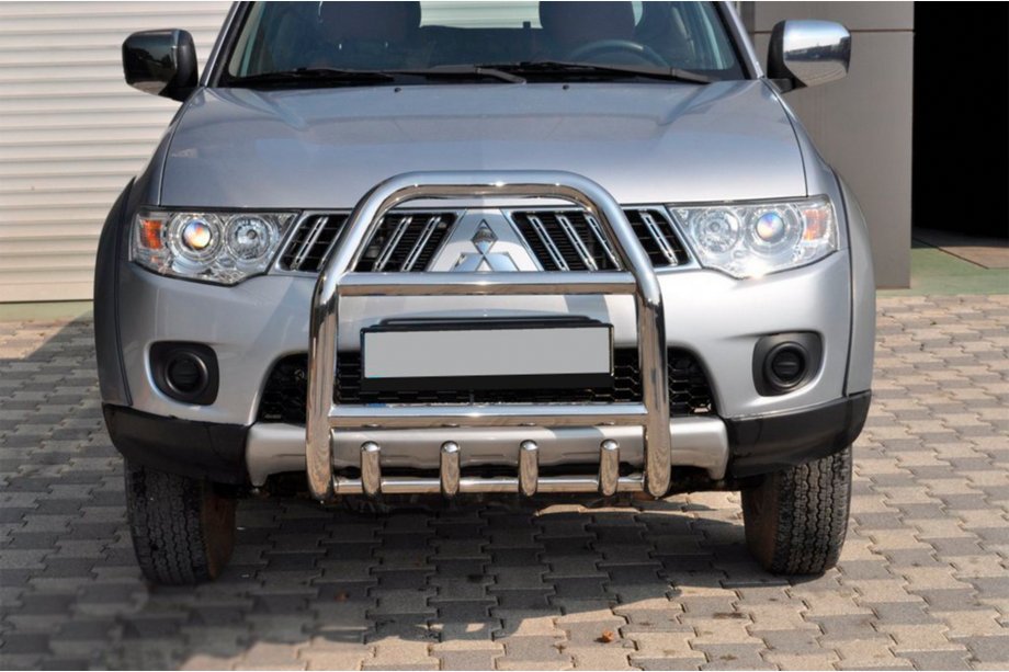 Mitsubishi Pajero Sport 2008-2015 Frontschutzbügel QT007 (Edelstahl) Image