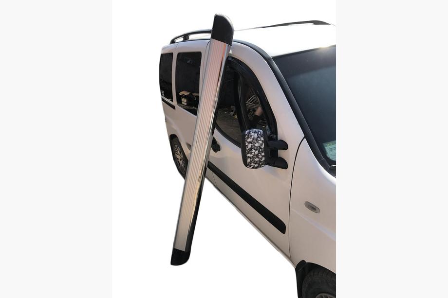 Citroen Berlingo 2008-2018 Trittbretter Omsa Chrome (2 Stk., Aluminium) Image
