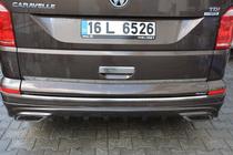 Volkswagen T6 2015-2024 Heckstoßstangenabdeckung AMG-Style (grundiert zum Lackieren) Foto 3