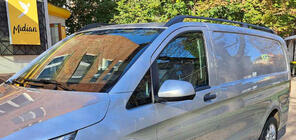 Mercedes Vito/V-class W447 2014- Schwarze Dachreling ELITE (Kunststofffüße) Foto 17