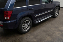 Jeep Grand Cherokee WK 2004-2010 Seitenschweller Sunrise (2 Stk., Aluminium) Foto 1