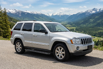 Jeep Grand Cherokee WK 2004-2010 Seitenschweller Bosphorus Black (2 Stk., Aluminium) Foto 1
