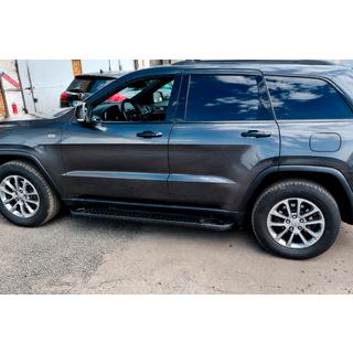 Trittbretter Allmond Black (2 Stk., Aluminium) Jeep Grand Cherokee WK2 2010-2021 Foto 3