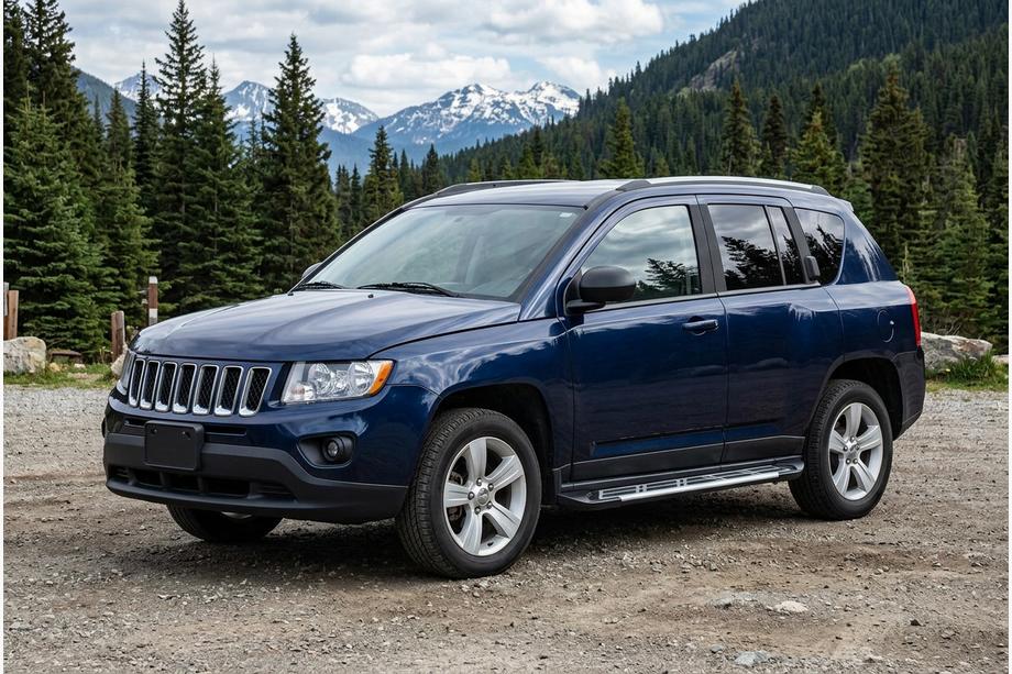 Jeep Compass 2006-2016 Seitenschweller Sunrise (2 Stk., Aluminium) Image