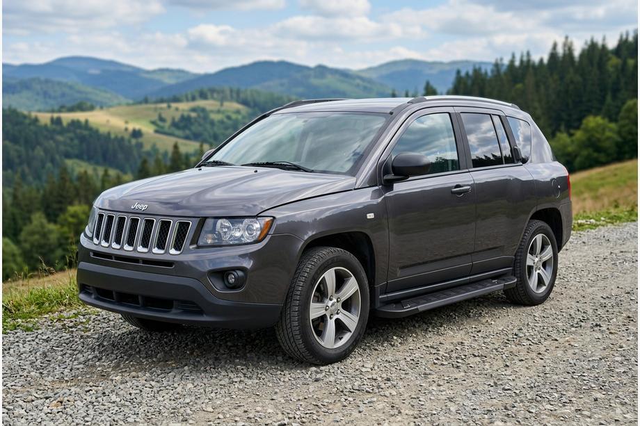 Jeep Compass 2006-2016 Seitenschweller RedLine Black (2 Stk., Aluminium) Image