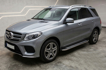 Mercedes GLE/ML class W166 2011-2018 Trittbretter Maydos V2 (2 Stk., Edelstahl) Foto 1