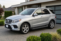Mercedes GLE/ML class W166 2011-2018 Trittbretter Allmond Black (2 Stk., Aluminium) Foto 1