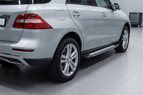 Mercedes GLE/ML class W166 2011-2018 Trittbretter Rainbow (2 Stk., Aluminium) Foto 1