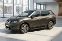 Nissan X-trail T32/Rogue 2014-2021 Trittbretter Allmond Black (2 Stk., Aluminium) Foto 1