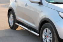 Kia Sportage 2010-2015 Seitliche Rohre (2 Stk., Edelstahl) Foto 3