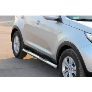 Seitliche Rohre (2 Stk., Edelstahl) Kia Sportage 2010-2015 Foto 3