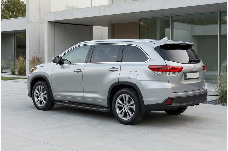 Toyota Highlander 2013-2019 Trittbretter Allmond Black (2 Stk., Aluminium) Image