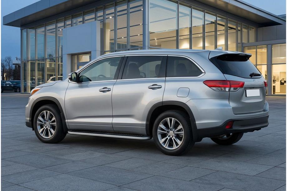 Toyota Highlander 2013-2019 Seitenschweller Tayga Grey (2 Stk., Aluminium) Image