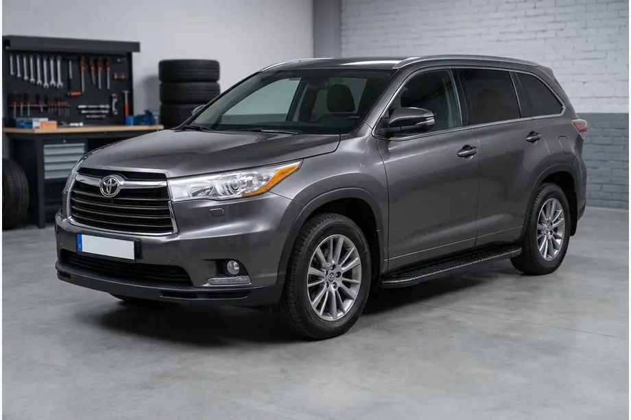 Toyota Highlander 2013-2019 Seitenschweller Bosphorus Black (2 Stk., Aluminium) Image