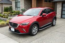 Mazda CX-3 2015- Seitenschweller Tayga Grey (2 Stk., Aluminium) Foto 1
