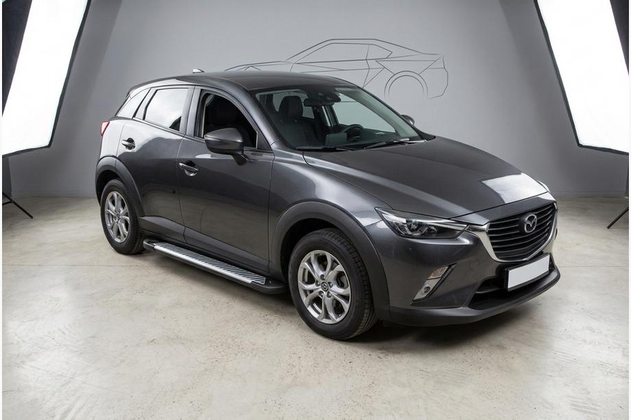 Mazda CX-3 2015- Seitenschweller Line (2 Stk., Aluminium) Image