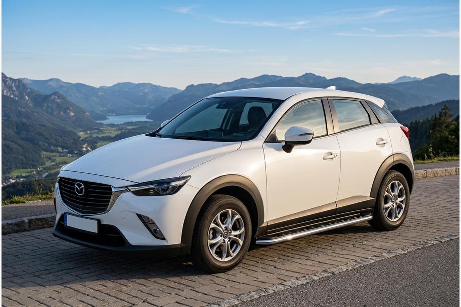 Mazda CX-3 2015- Trittbretter Maydos V1 (2 Stk., Aluminium & Edelstahl) Image