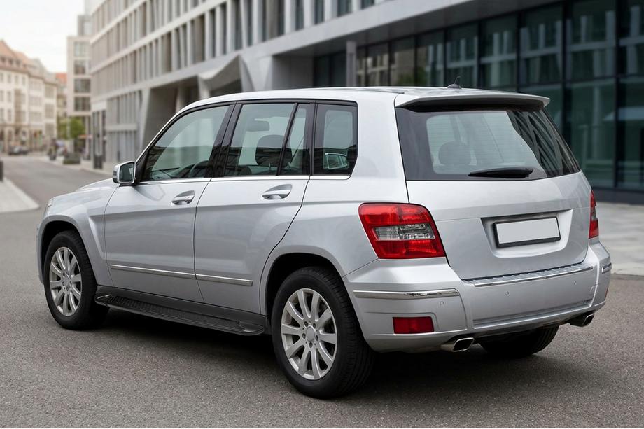 Mercedes GLK class X204 2008-2015 Trittbretter Allmond Black (2 Stk., Aluminium) Image