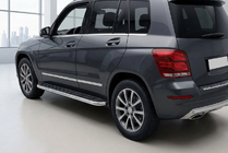 Mercedes GLK class X204 2008-2015 Trittbretter Maydos V1 (2 Stk., Aluminium & Edelstahl) Foto 1