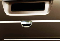 Mercedes Viano 2004-2014 Edelstahl Heckklappengriff Abdeckung OmsaLine - Italienischer Edelstahl Foto 4