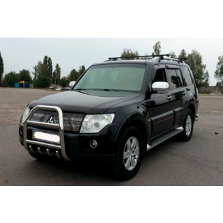 Frontbügel QT011 (Edelstahl) Mitsubishi Pajero Wagon IV 2006-2021 Foto 1