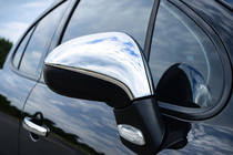 Peugeot 207 2006–2014 Spiegelabdeckungen Chrom (2 Stk) Foto 1