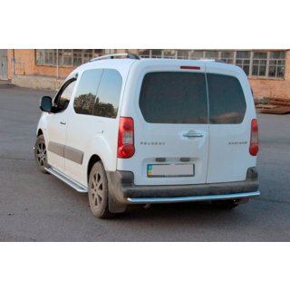 Heckschutz (Edelstahl) Citroen Berlingo 2008-2018 Foto 3